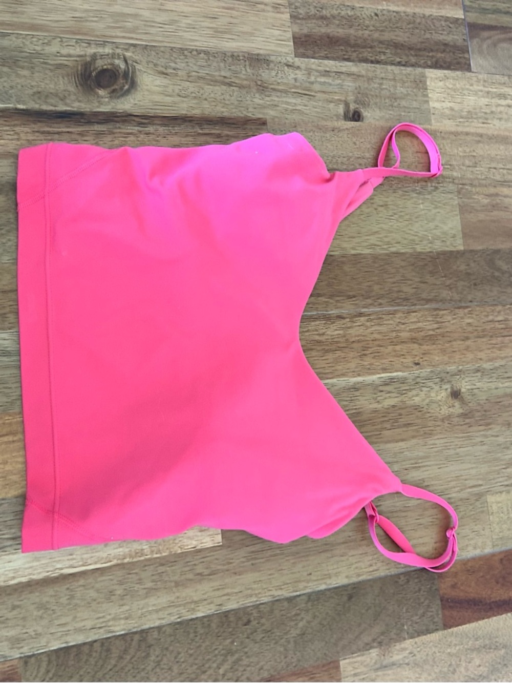 Pink Cropped Tank Top